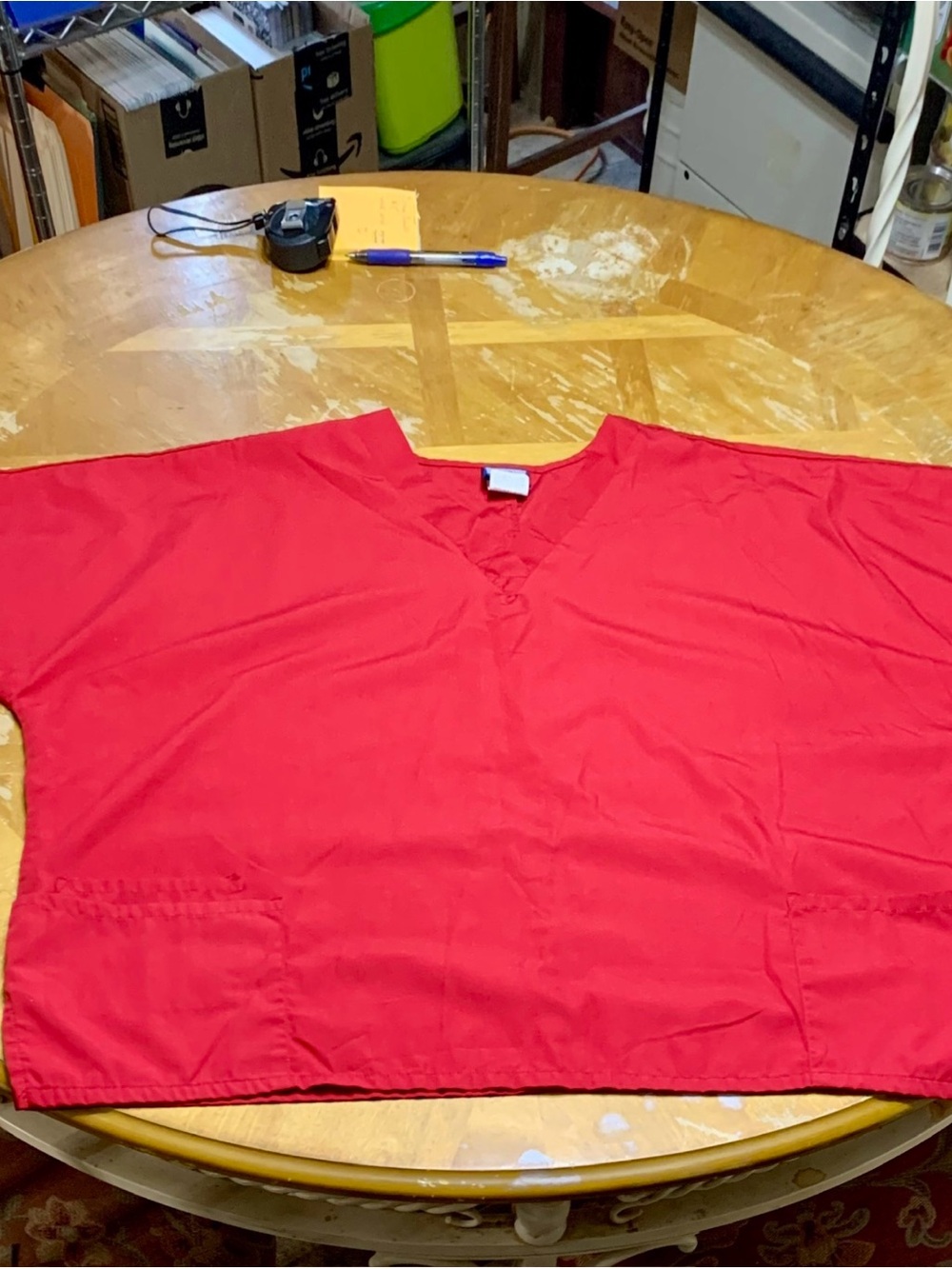 CHEROKEE V-Neck Scrub Top Size 3X